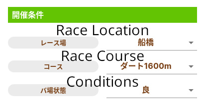 Lanecalc's course setup section with English labels